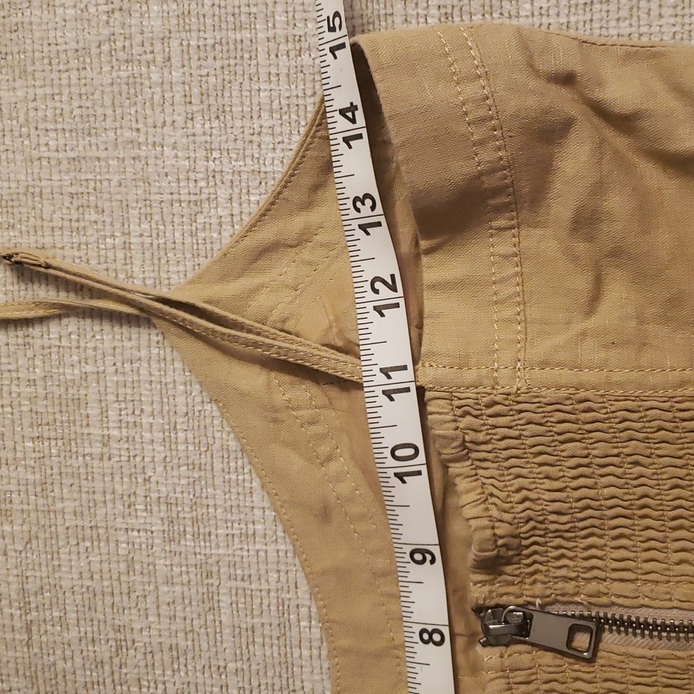 New Banana Republic Mind Dress Sz 4 Tan color - Picture 8 of 12